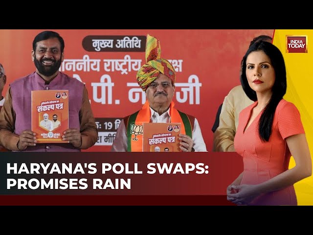 ⁣To The Point With Preeti Choudhry: Haryana's Poll Swaps Rain Promises | BJP Vs Congress| India 