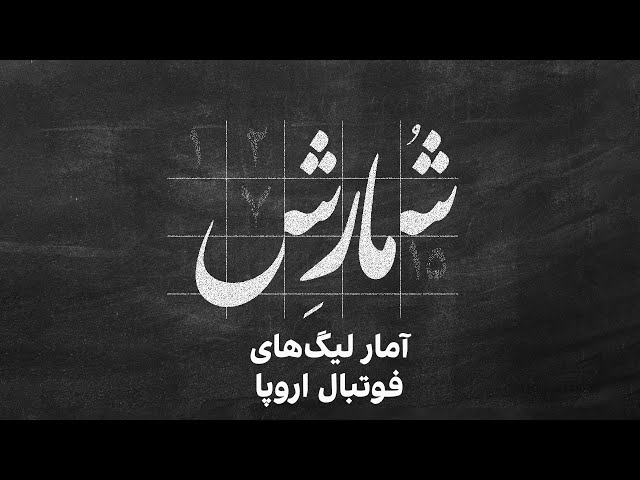 ⁣شمارش - آمار لیگ‌های فوتبال اروپا