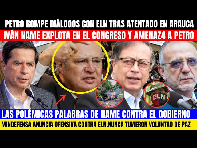 ⁣NAME PELO EL COBRE Y AMEN4ZÓ A PETRO CON "ENTERRARLO".PETRO MANDA ULTIMATUM AL ELN.NAME SA