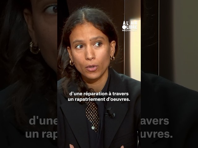 Mati Diop : « La France a le devoir et la possibilité de rapatrier ces œuvres » #shorts #mediapart