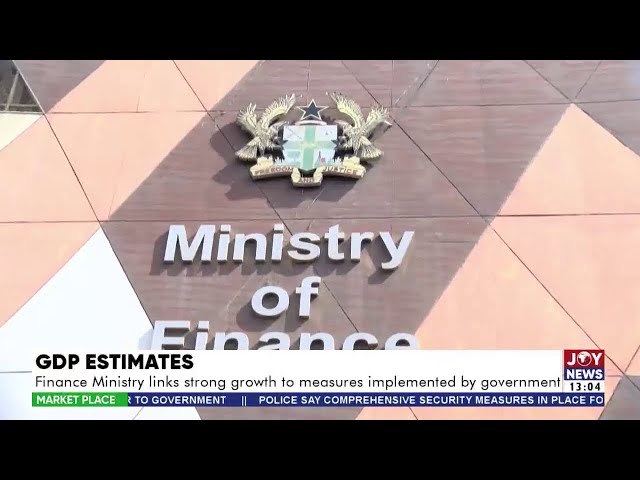 ⁣GDP Estimates: Statistical Service urges caution after 6.9% growth recorded in Q2 of 2024