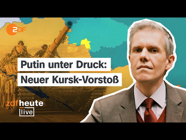 ⁣Geht Kiews Plan in Russland auf? | Militärökonom Keupp bei ZDFheute live