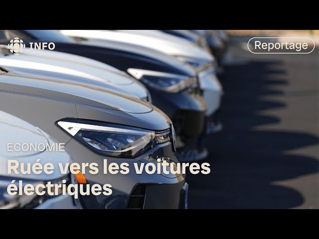 ⁣Les Québécois se précipitent pour acheter leur voiture électrique