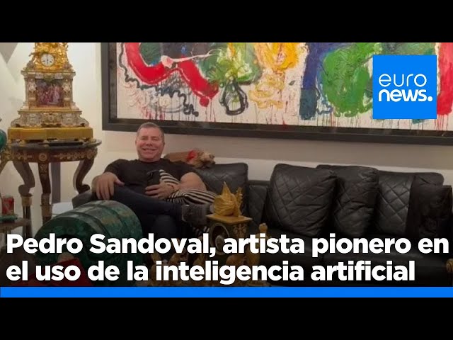 ⁣Pedro Sandoval, artista pionero en el uso de la inteligencia artificial: "No nos va a sustituir