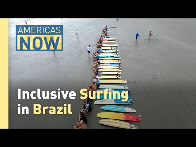 ⁣Inclusive Surfing in Brazil