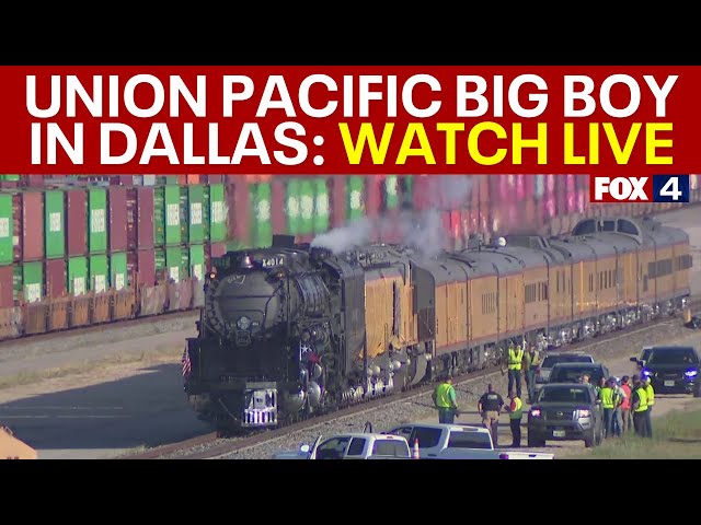 ⁣LIVE: Union Pacific Big Boy in Dallas | FOX 4