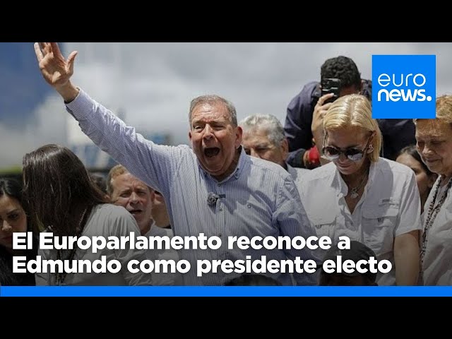 ⁣Los eurodiputados de derechas se unen para reconocer a González como presidente de Venezuela