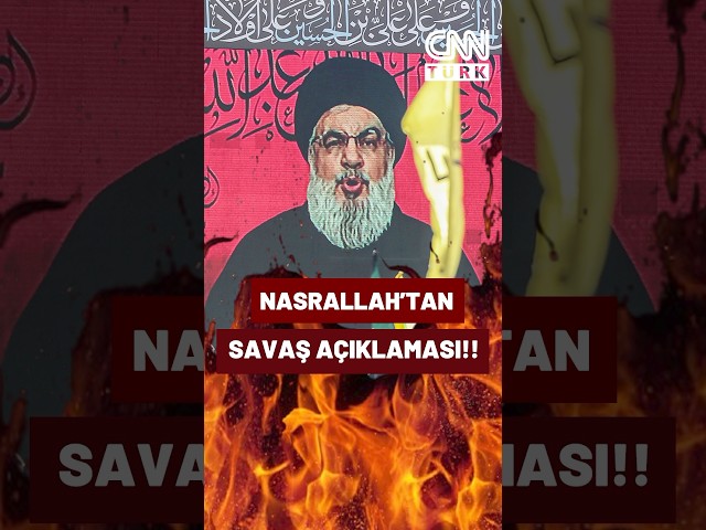 ⁣Hizbullah Lideri Hasan Nasrallah'tan İsrail'e Göz Dağı!