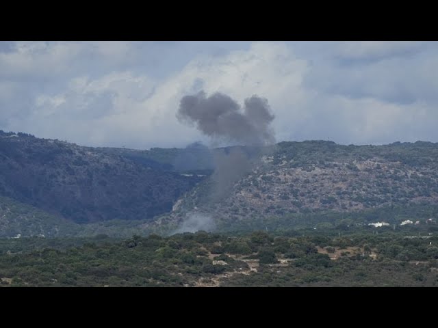 ⁣Israel launches strikes on southern Lebanon as IDF fighter jets break sound barrier above Beirut