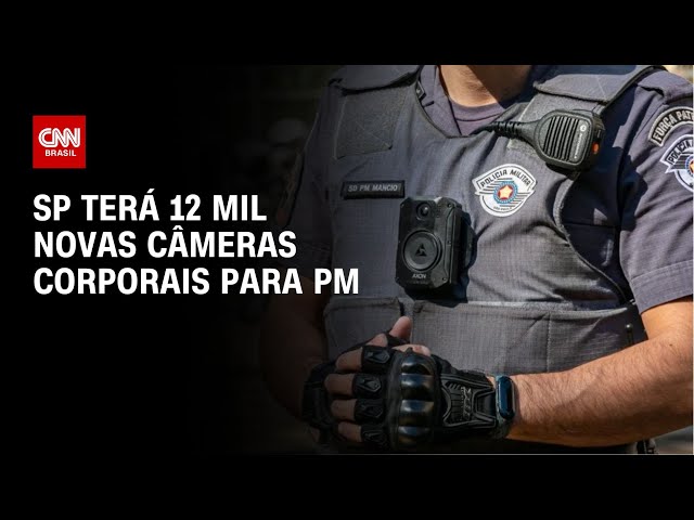 ⁣SP terá 12 mil novas câmeras corporais para PM | BASTIDORES CNN