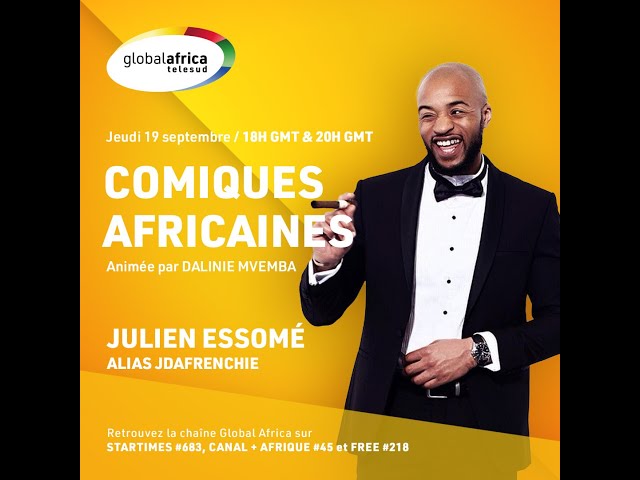 ⁣Comiques Africaines avec Julien Essomé alias Jdafrenchie