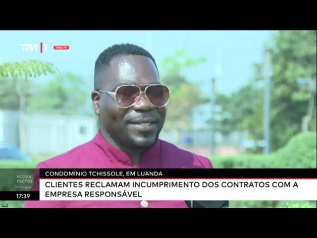 ⁣Condomínio Tchissole, em Luanda - Clientes reclamam incumprimento dos contratos com a empresa...