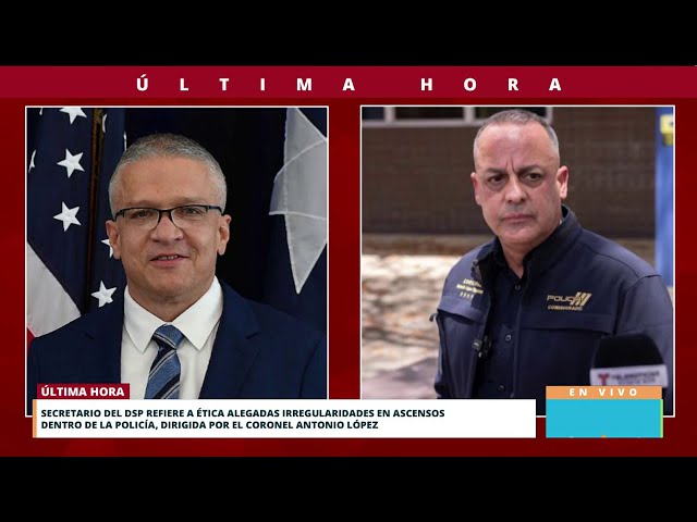 ⁣Secretario del DSP refiere a Ética Gubernamental alegadas irregularidades en la Policía