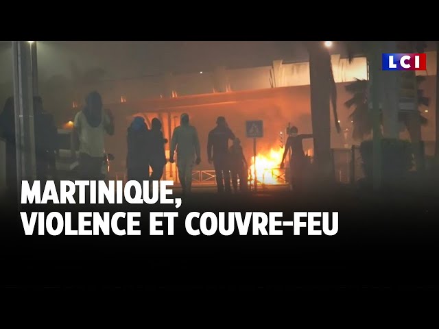 ⁣Martinique : violence et couvre-feu : que se passe-t-il ?