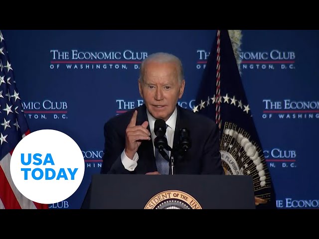 ⁣Biden applauds lower rates, says he never spoke with Fed chairman | USA TODAY