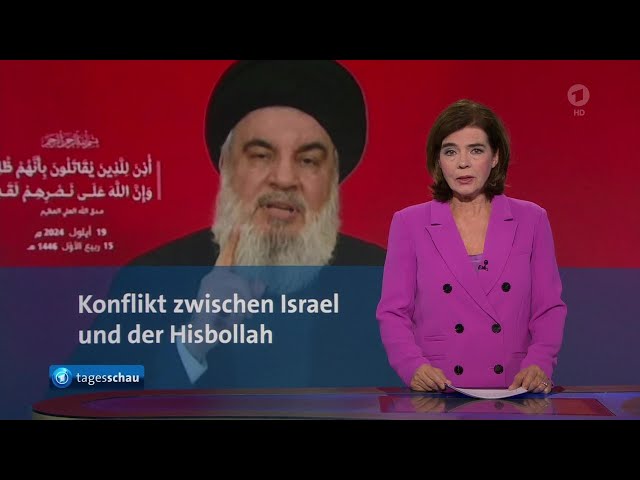 ⁣tagesschau 20:00 Uhr, 19.09.2024