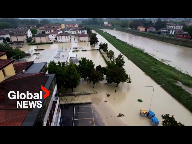 ⁣"A disaster": Floods wreak havoc in Italy's Emilia-Romagna region