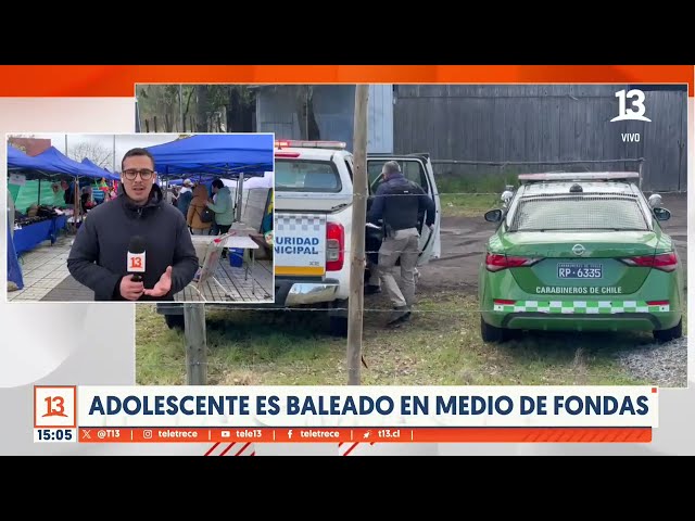 ⁣Adolescente es baleado en medio de fondas en Los Ángeles