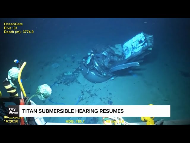 ⁣New video released of Titan submersible on ocean floor