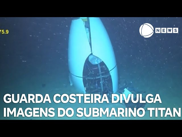 ⁣Guarda Costeira dos EUA divulga imagens inéditas do Titan