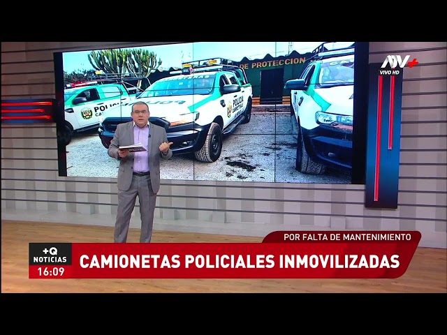 ⁣Contraloría detecta camionetas policiales inmovilizadas por falta de mantenimiento