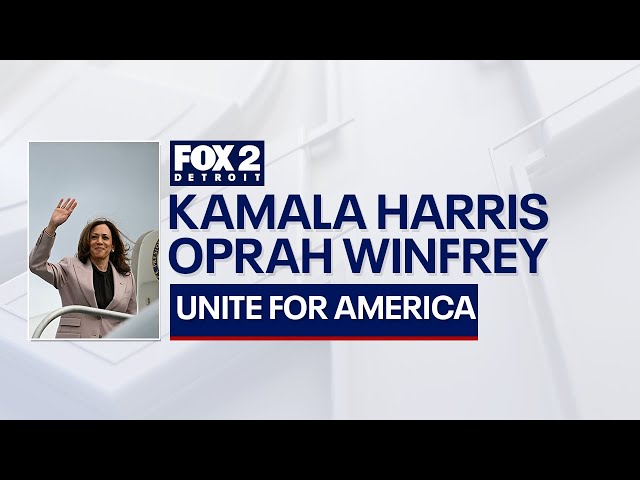 ⁣Kamala Harris and Oprah's "Unite for America" live from Michigan