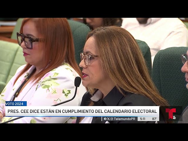 ⁣Presidenta de la CEE dice es muy riesgoso atrasar el calendario electoral