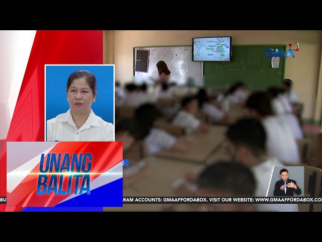 ⁣Panayam kay Gina Gonong, Undersecretary for Curriculum & Teaching, DepEd | Unang Balita