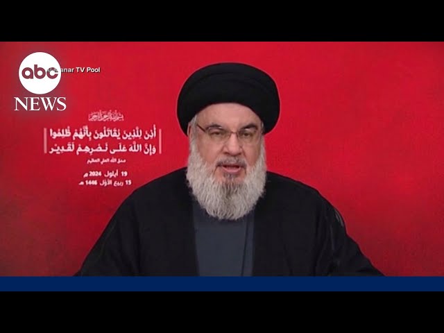 ⁣Hezbollah leader says last 2 days of attacks are a ‘declaration of war’