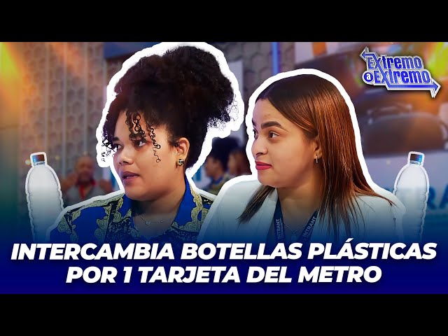 ⁣Intercambia botellas plásticas por 1 tarjeta del Metro | Extremo a Extremo