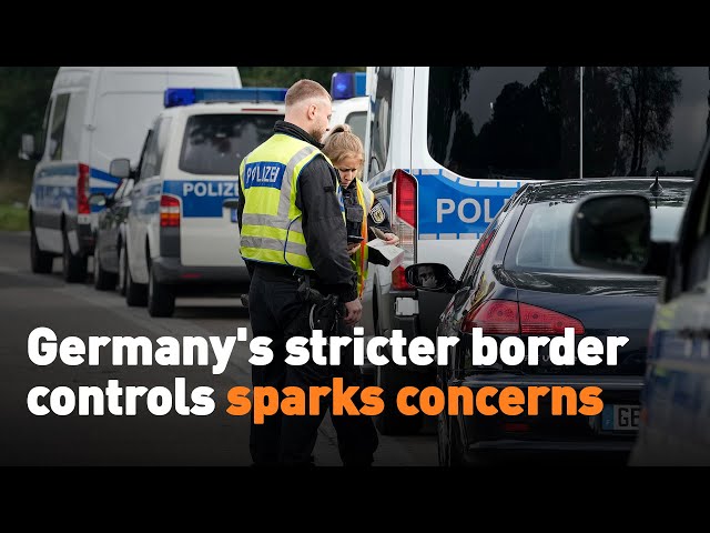 ⁣Germany's stricter border controls sparks concerns