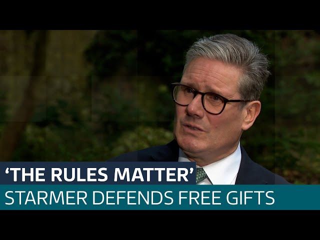 ⁣'Most people would say that's a fair argument': Starmer defends accepting freebies | 