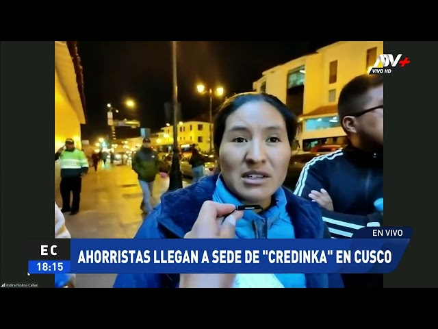 ⁣Cusco: Ahorristas de financiera Credinka muestran su preocupación tras intervención de la SBS