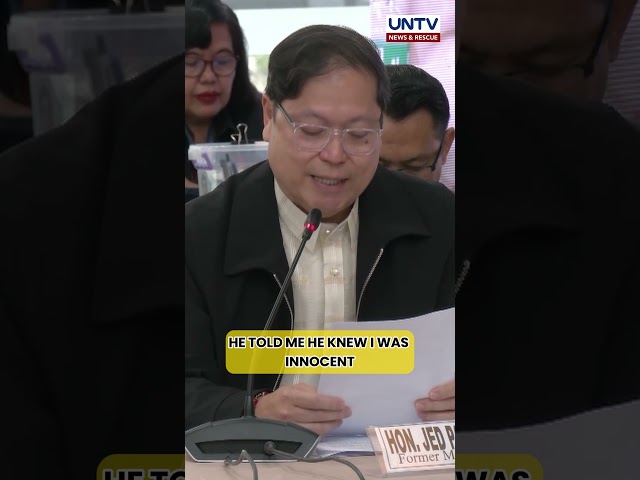 ⁣Ex-Iloilo Mayor Jed Mabilog, inihayag ang nakausap na PNP generals nang isama sa Duterte narco list