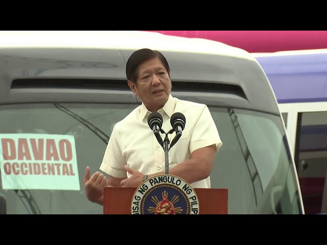 ⁣Marcos Jr. leads turnover of 28 mobile clinics to Mindanao