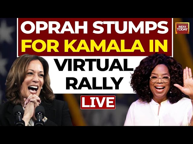 ⁣Kamala Harris Speech LIVE: Oprah Winfrey Stumps For Harris In Unite For America Rally | US Elections