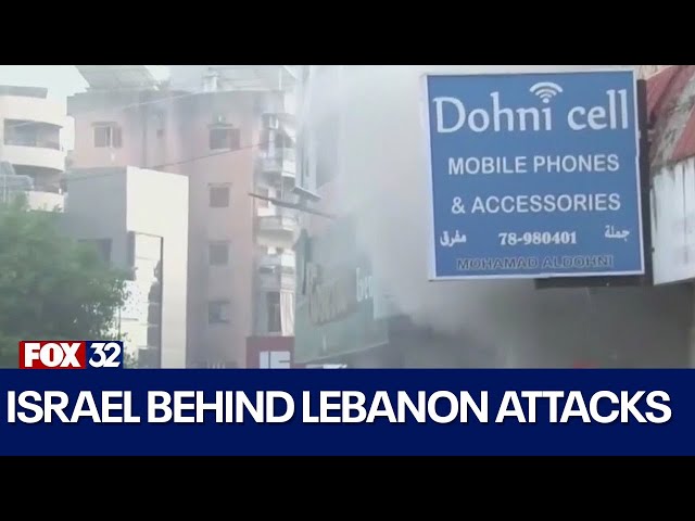 U.S. confirms Israel is behind Lebanon attacks