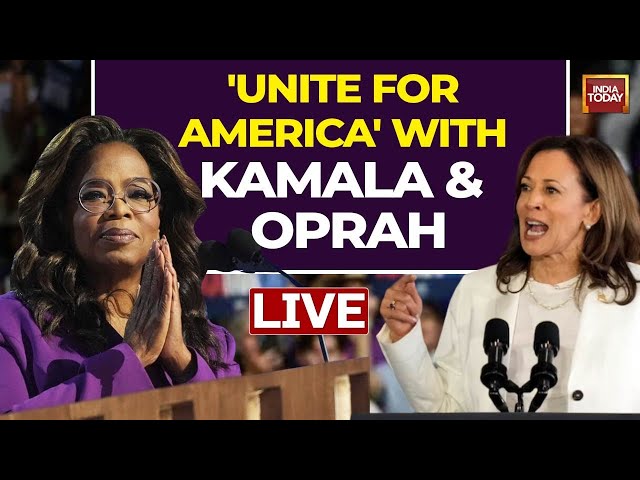 ⁣Kamala Harris Speech LIVE: Harris-Oprah 'Unite For America' Rally | US Elections