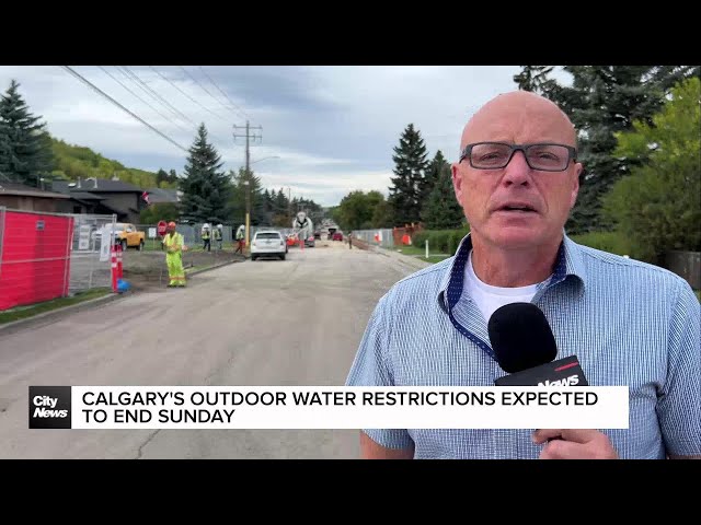 ⁣Calgary’s outdoor water restrictions expected to end Sunday