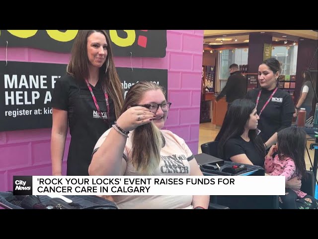 ⁣‘Rock your locks’ event raises funds for cancer care in Calgary