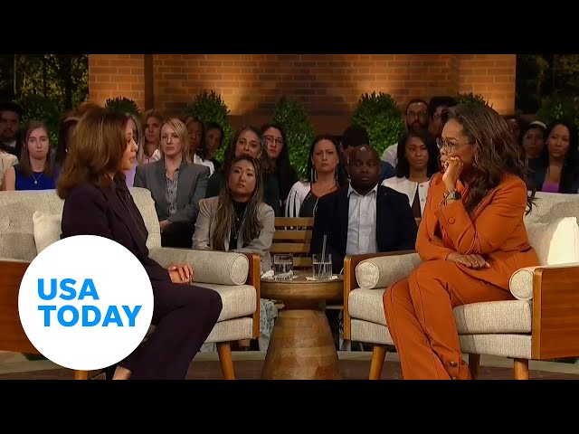 ⁣Oprah, Chris Rock, Ben Stiller rally for Kamala Harris | USA TODAY