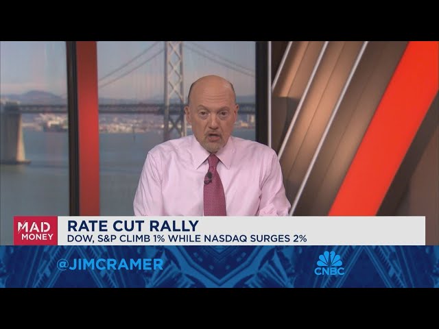 Jim Cramer talks the day's record market action