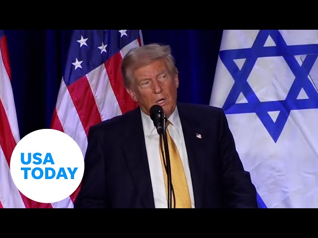 ⁣Trump says he'll be the 'best friend' Jewish-Americans ever have | USA TODAY