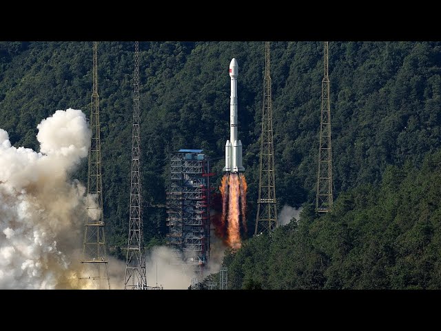 ⁣Chine : lancement de deux nouveaux satellites de navigation BeiDou