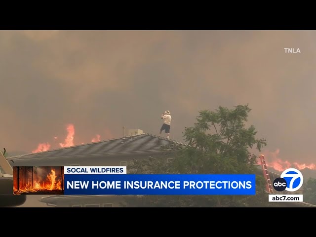 ⁣Insurance companies prohibited from dropping customers in SoCal fire zones for 1 year