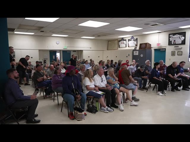 ⁣Borel Fire clean up continues: County, State agencies hold meeting with residents