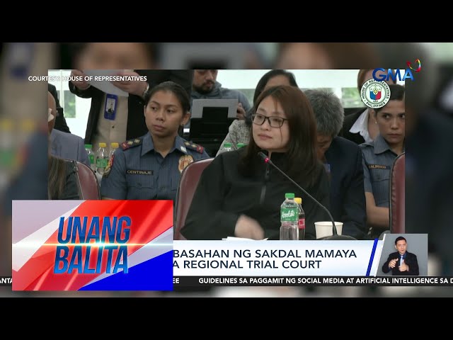 ⁣Alice Guo, babasahan ng sakdal mamaya sa Valenzuela Regional Trial Court  | Unang Balita