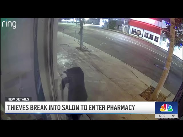 Thieves break into Beverly Grove salon to get to pharmacy