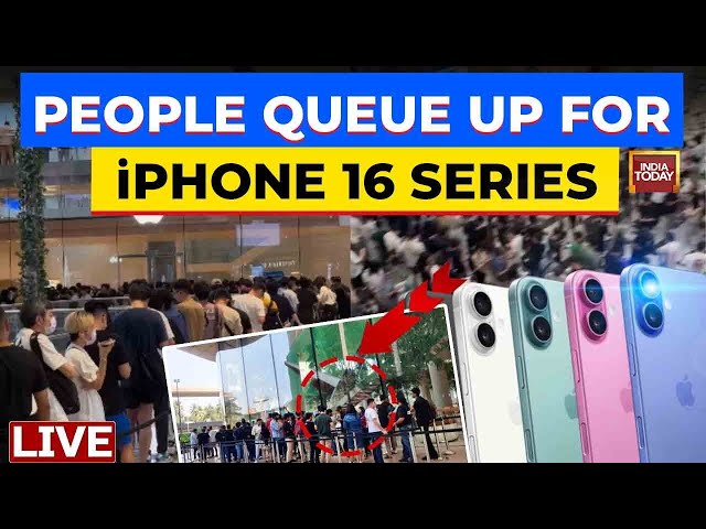 iPhone 16 Series India Sale Begins | iPhone 16 Craze In India | Apple iPhone 16 Series Launch