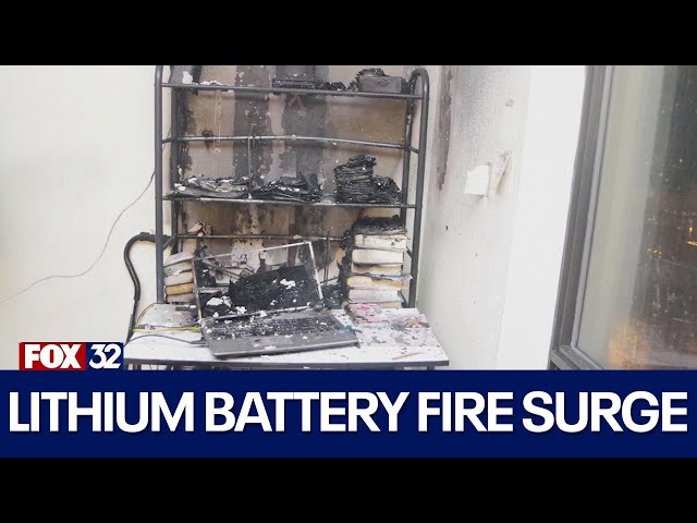 Chicago fire officials sound alarm on surge of lithium battery fires